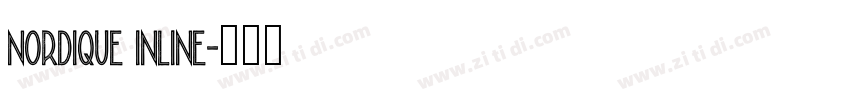 Nordique inline字体转换